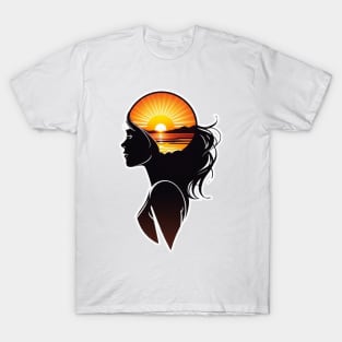 girl with sun T-Shirt